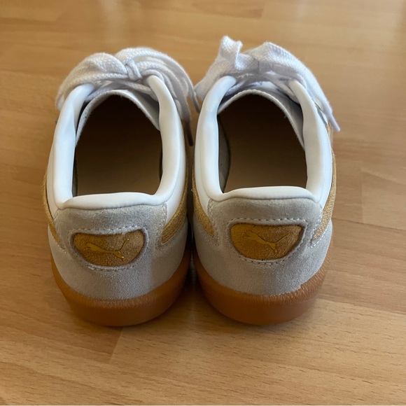 PUMA Women’s Palermo Beige and Brown Sneakers white apricot - Picture 7 of 7